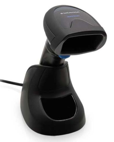 Picture of Datalogic QuickScan QD2590, 2D USB Scanner w/Stand IP52
